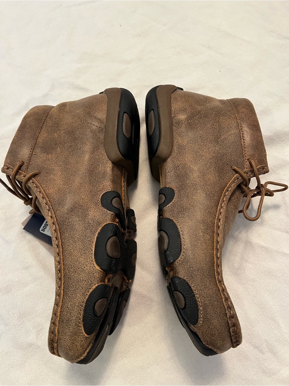 NWT Twisted X Bomber Leather Modern Cowboy Lace Up Driving Moccasins. Size 10M - Picture 8 of 16